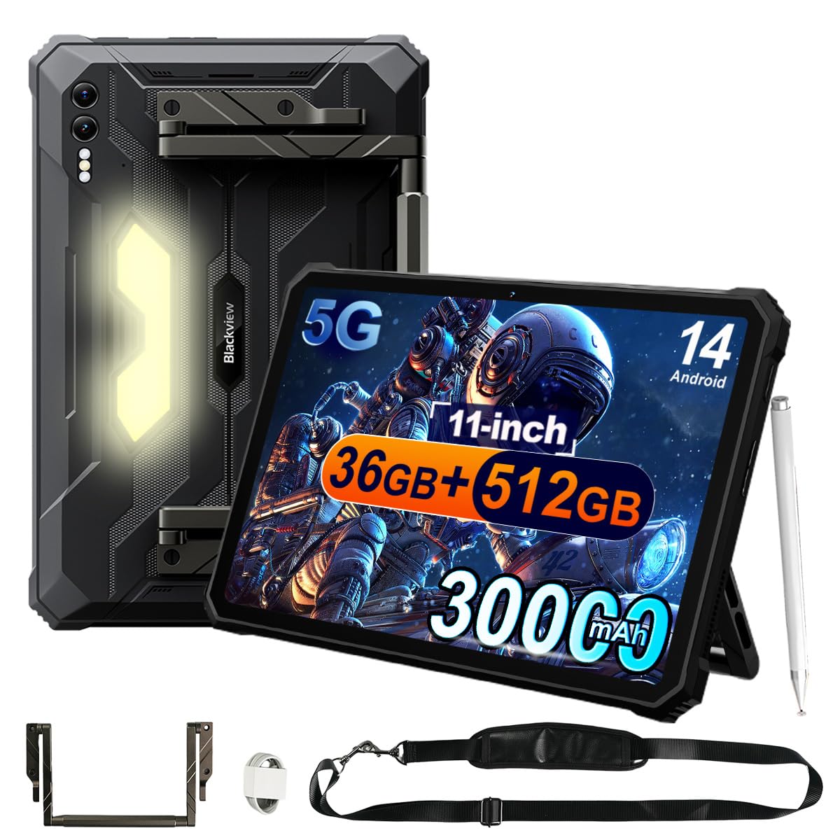 BLACKVIEW ACTIVE 10 PRO (Rugged Tablet 5G - 10.95'' - 12/512GB